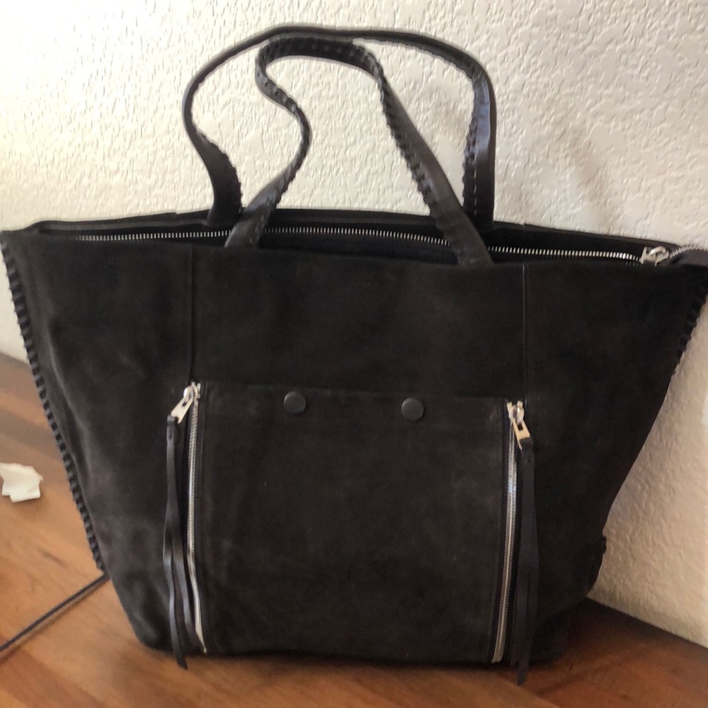 All Saints Suede Tote